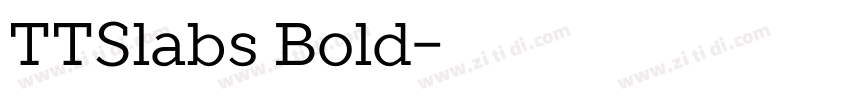 TTSlabs Bold字体转换